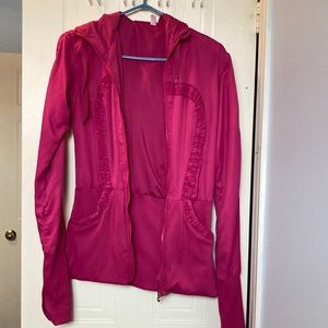 Lululemon pink hoodie. Size 8.